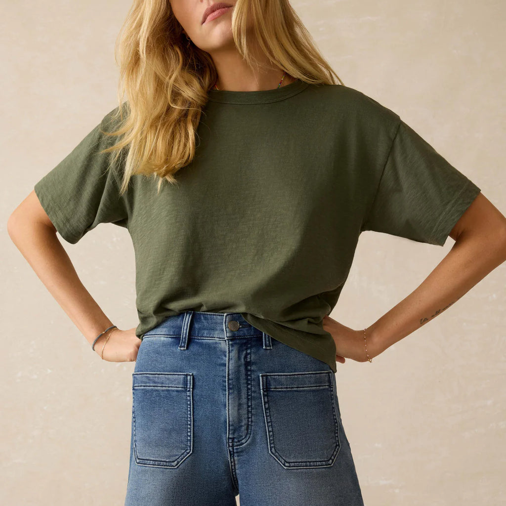 Faherty Stretch Terry Patch Pocket Short