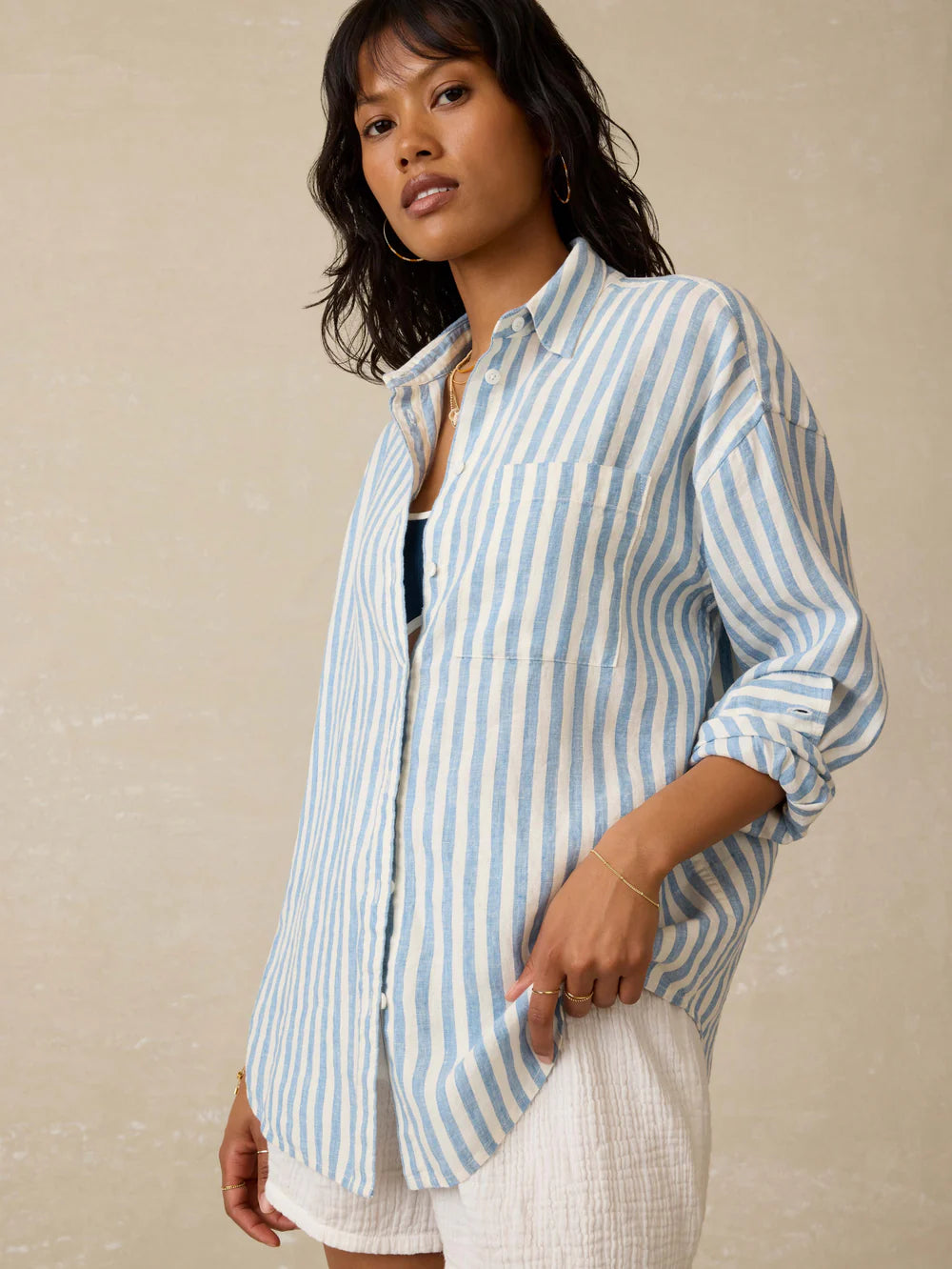 Faherty Laguna Linen Relaxed Shirt