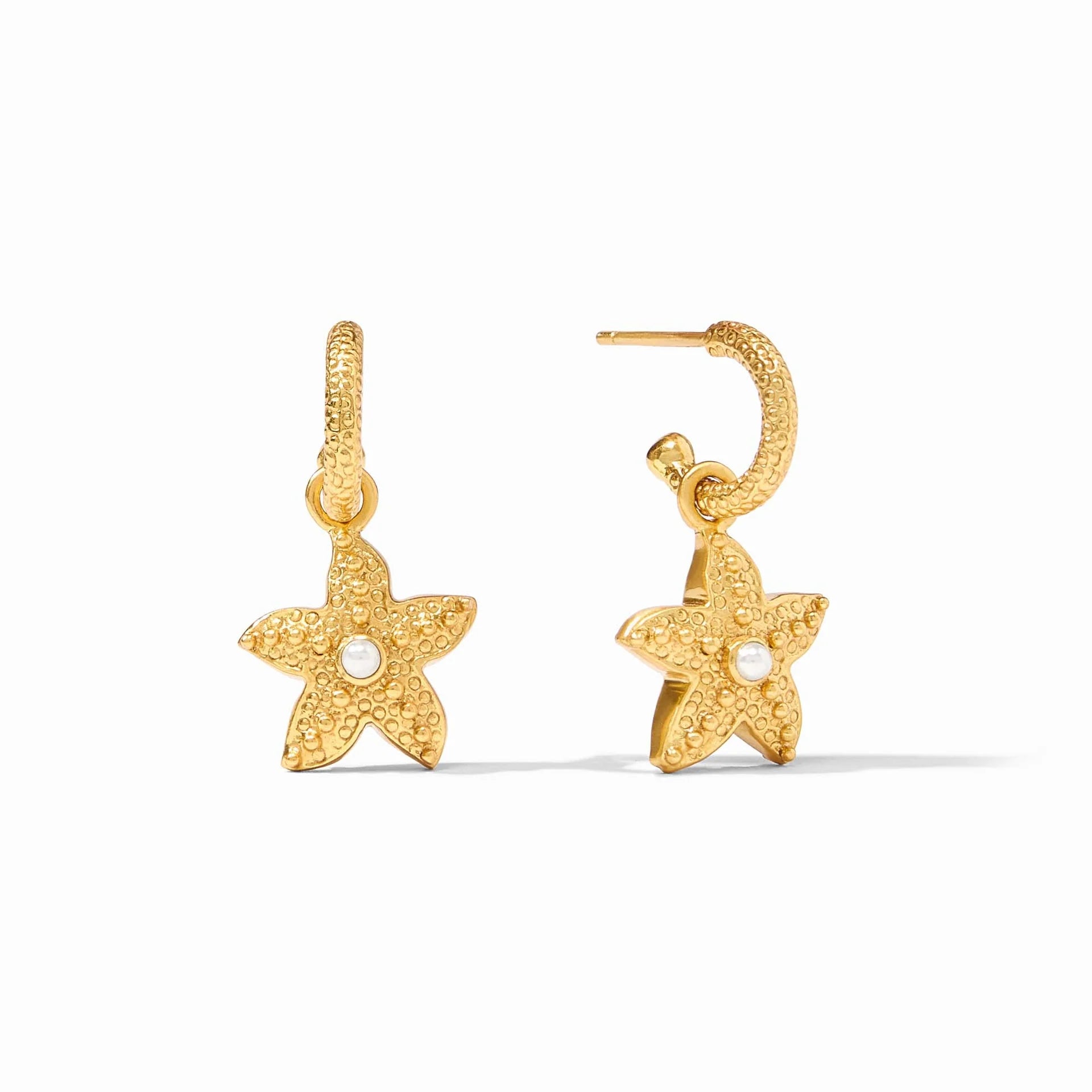 Julie Vos Sanibel Starfish Hoop & Charm Earring