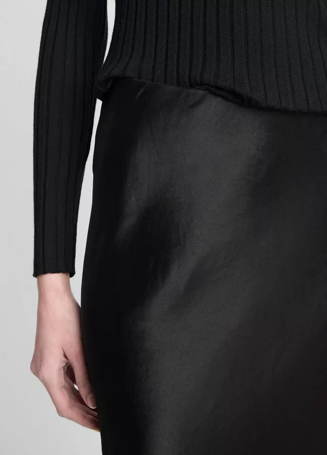 Vince Satin Maxi Skirt