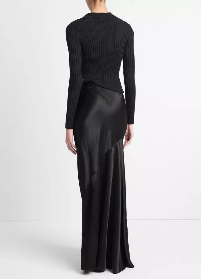 Vince Satin Maxi Skirt