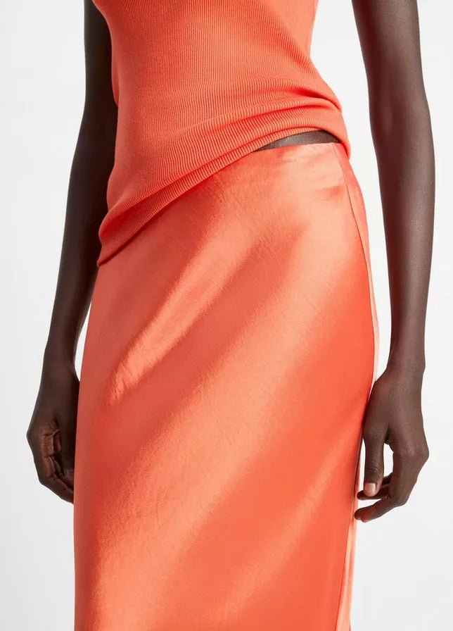 Vince Satin Maxi Skirt