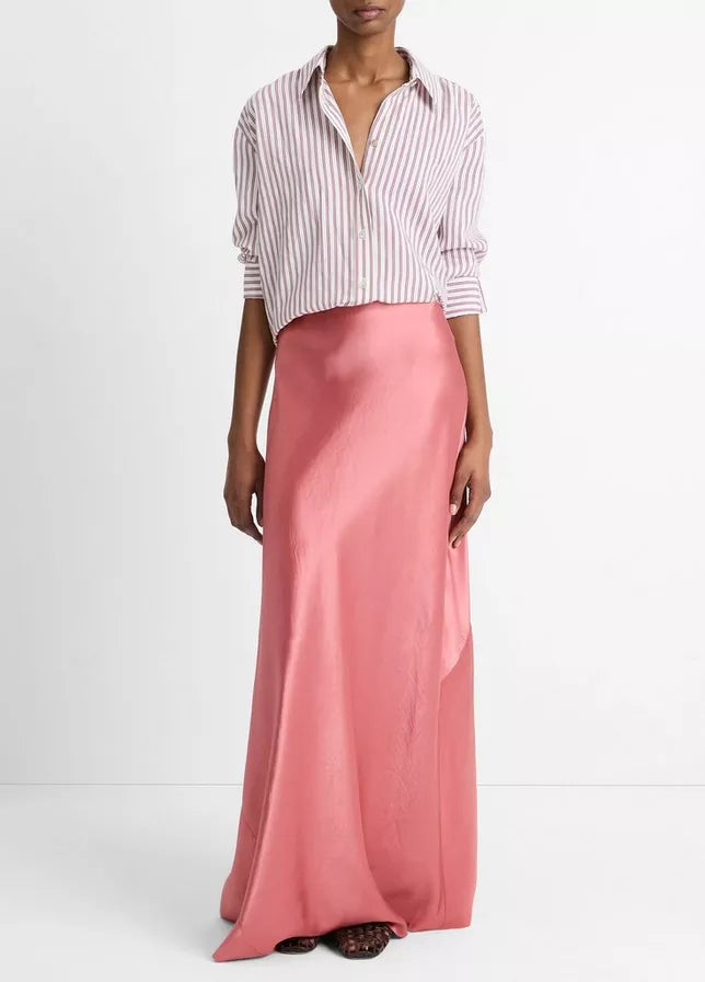 Vince Satin Maxi Skirt