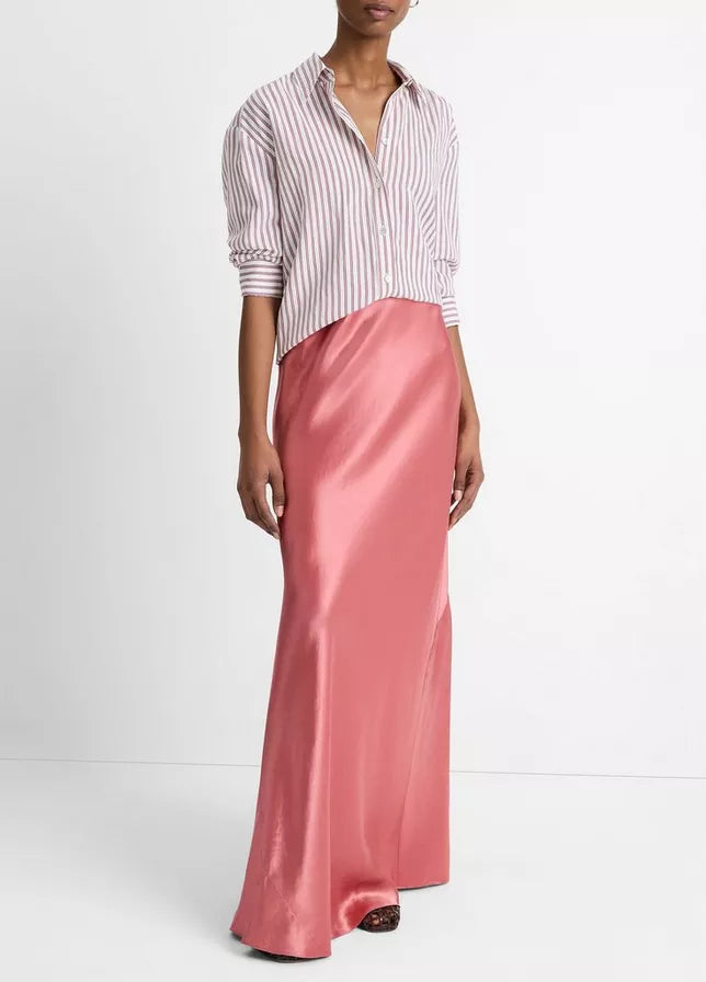 Vince Satin Maxi Skirt