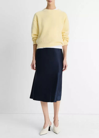 Vince Structured Cotton-Blend Bouclé Sweater