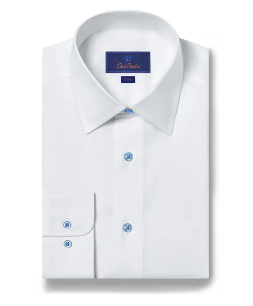 David Donahue Super Fine Twill Dress Shirt