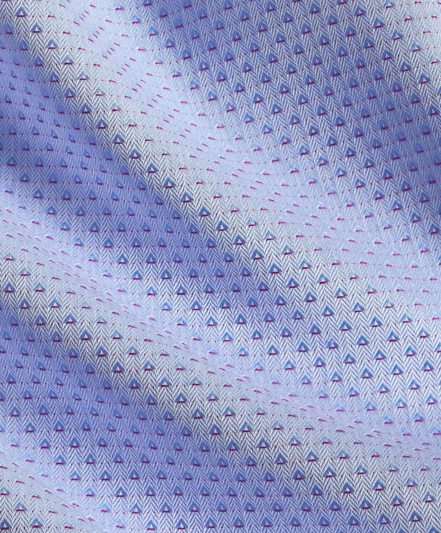 David Donahue Sky & Berry Textured Dobby Dress Shirt