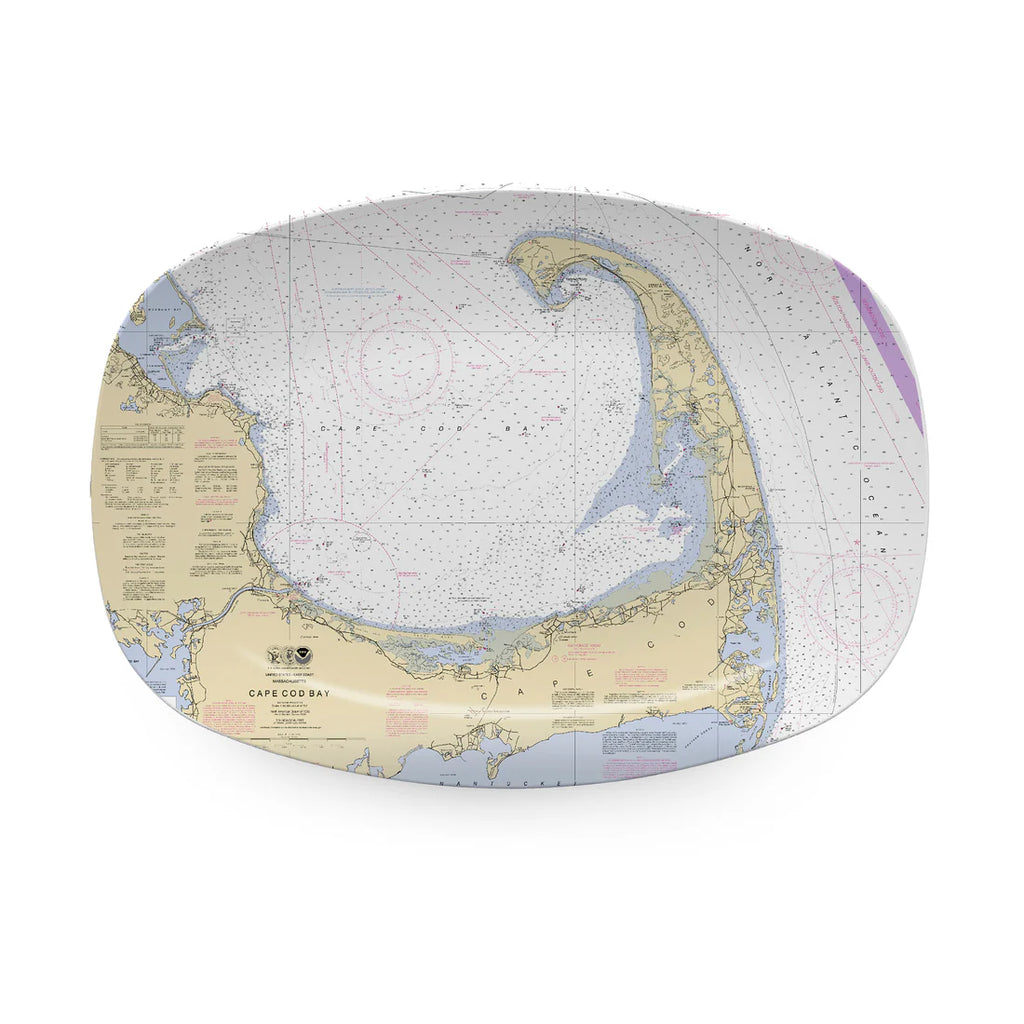 Mariposa Cape Cod Chart Platter