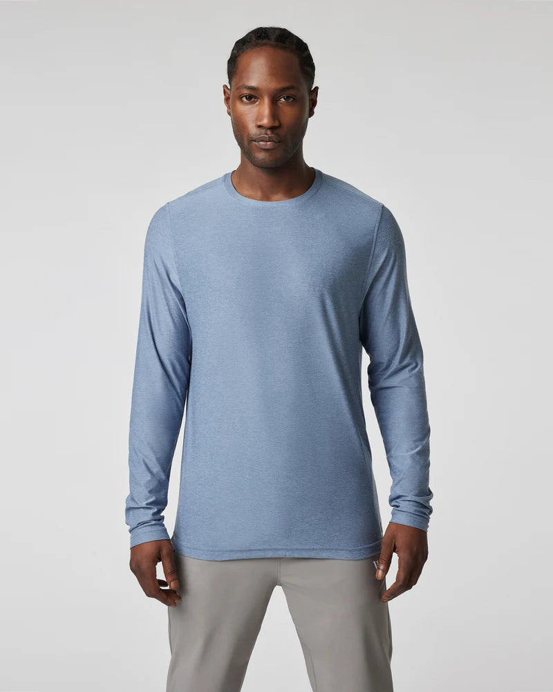 Vuori Long Sleeve Strato Tech Tee Puritan Cape Cod