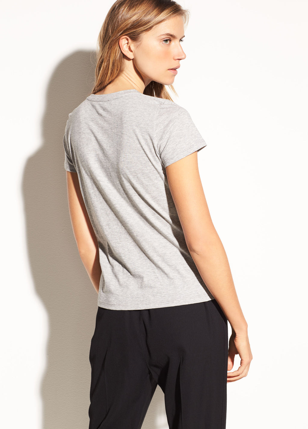 Vince Essential Pima Cotton Crew Neck T-Shirt