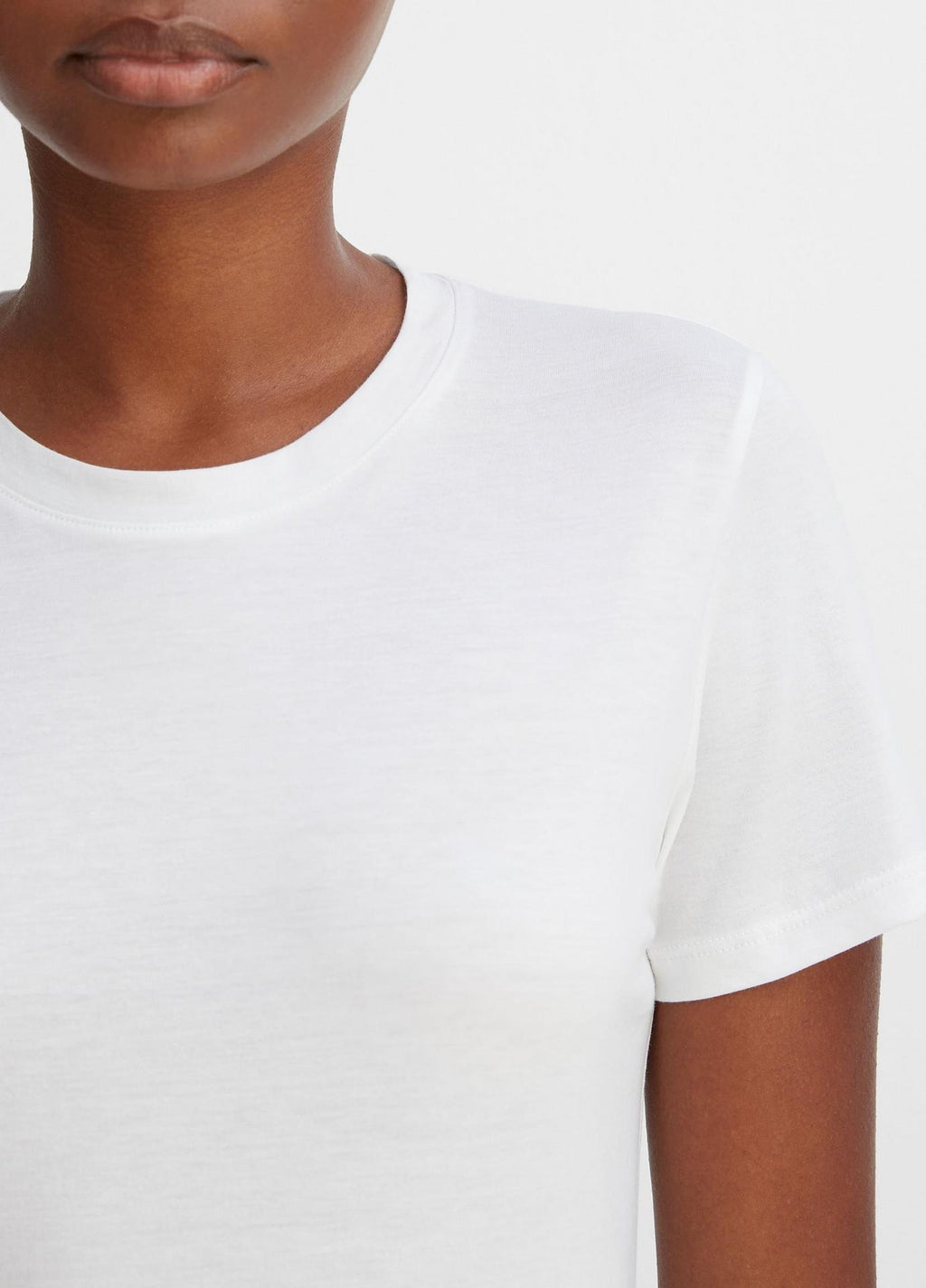 Vince Essential Pima Cotton Crew Neck T-Shirt