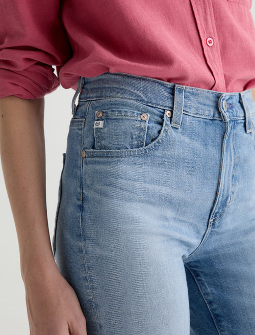 AG Brinley Crop Mid-Rise Straight