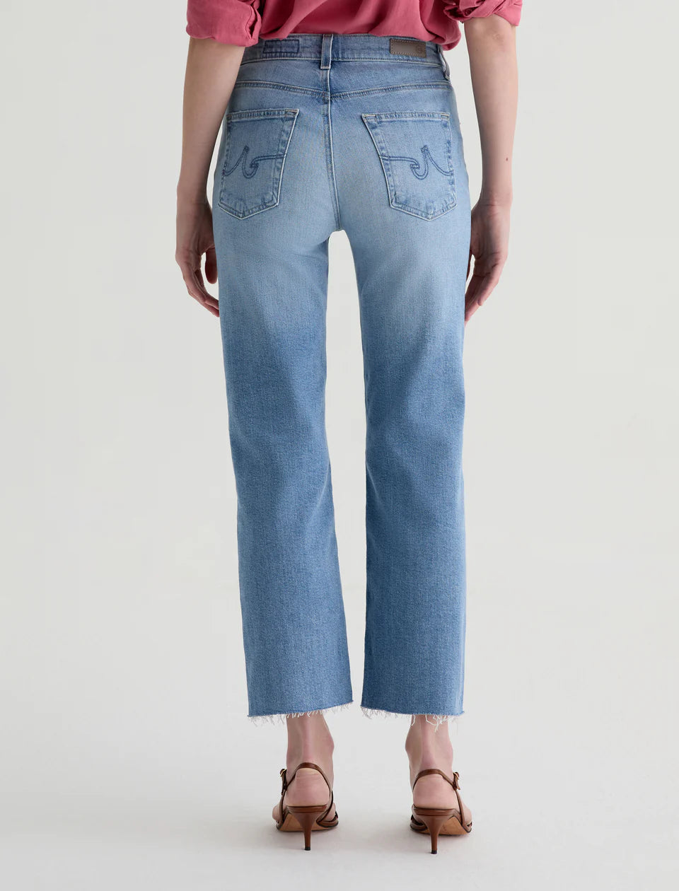 AG Brinley Crop Mid-Rise Straight