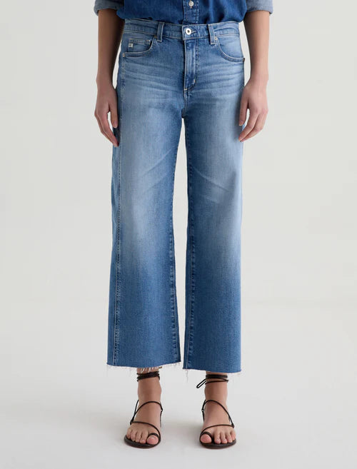 AG Saige Wide Leg Crop With Panel