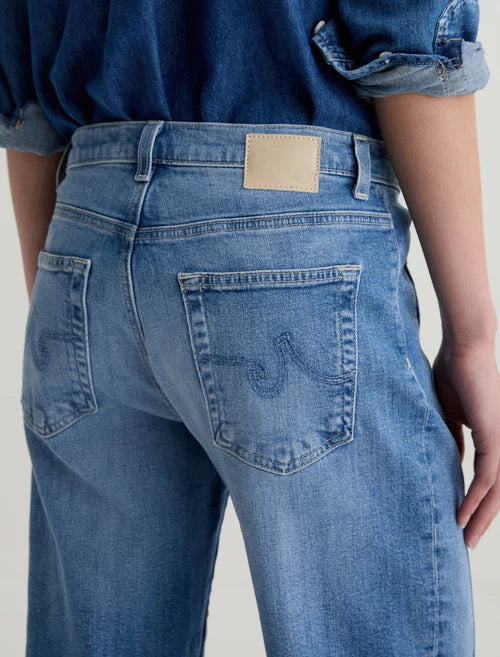 AG Saige Wide Leg Crop With Panel