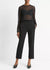 Vince Velvet-Trim Pull-On Pant