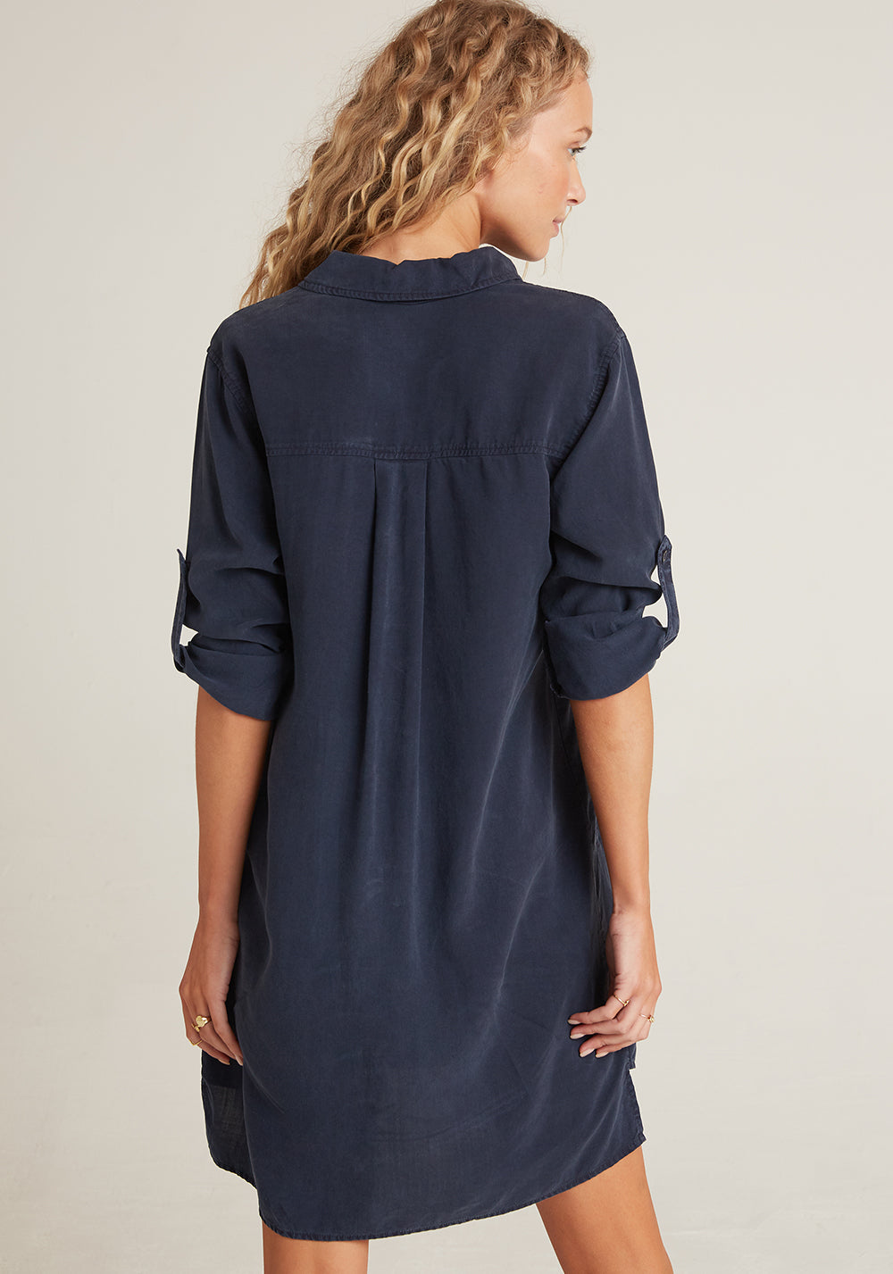 Bella Dahl Long Sleeve A-Line Shirt Dress