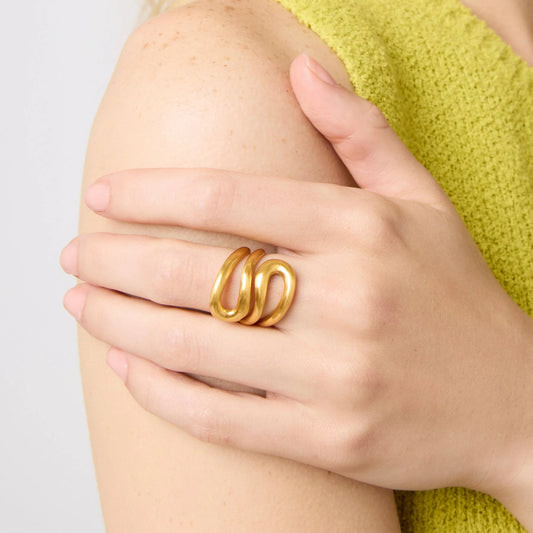 Julie Vos Wave Wrap Ring