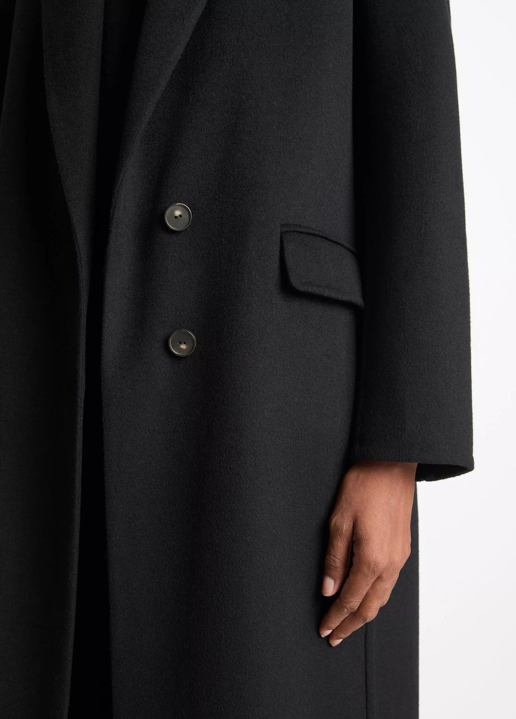 Vince Wool-Blend Single-Breasted Coat