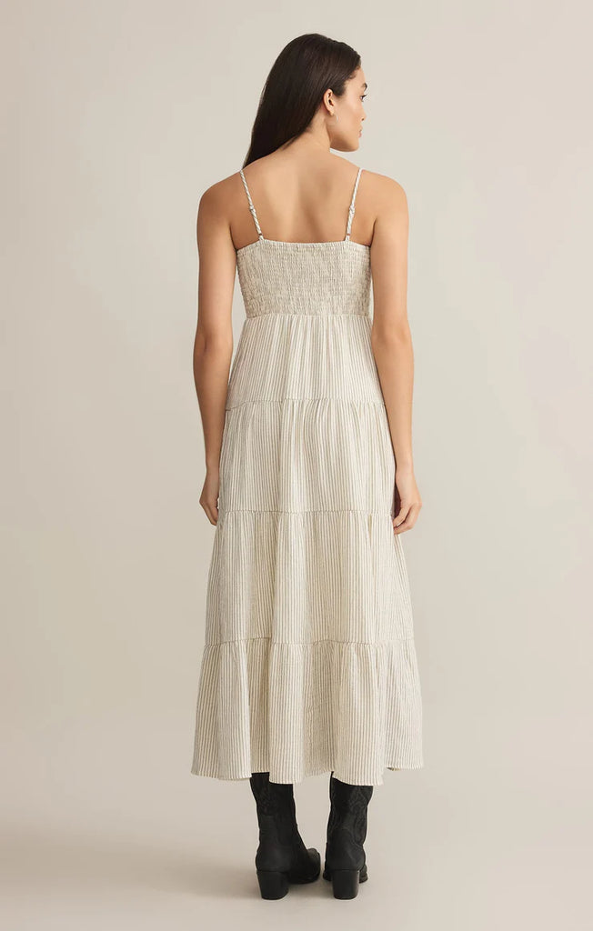 Z Supply Balos Striped Gauze Maxi Dress