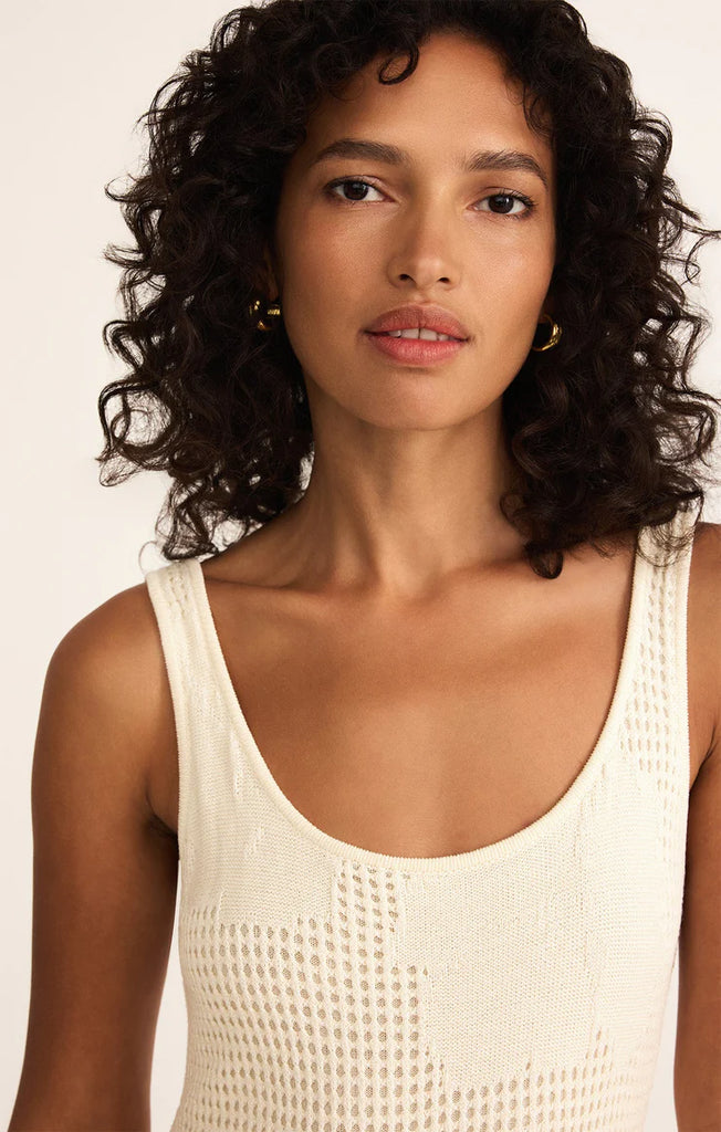 Z Supply Praya Fleur Crochet Midi Dress