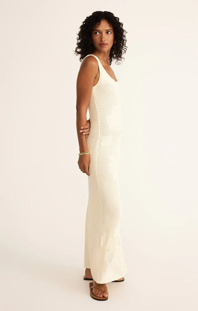 Z Supply Praya Fleur Crochet Midi Dress