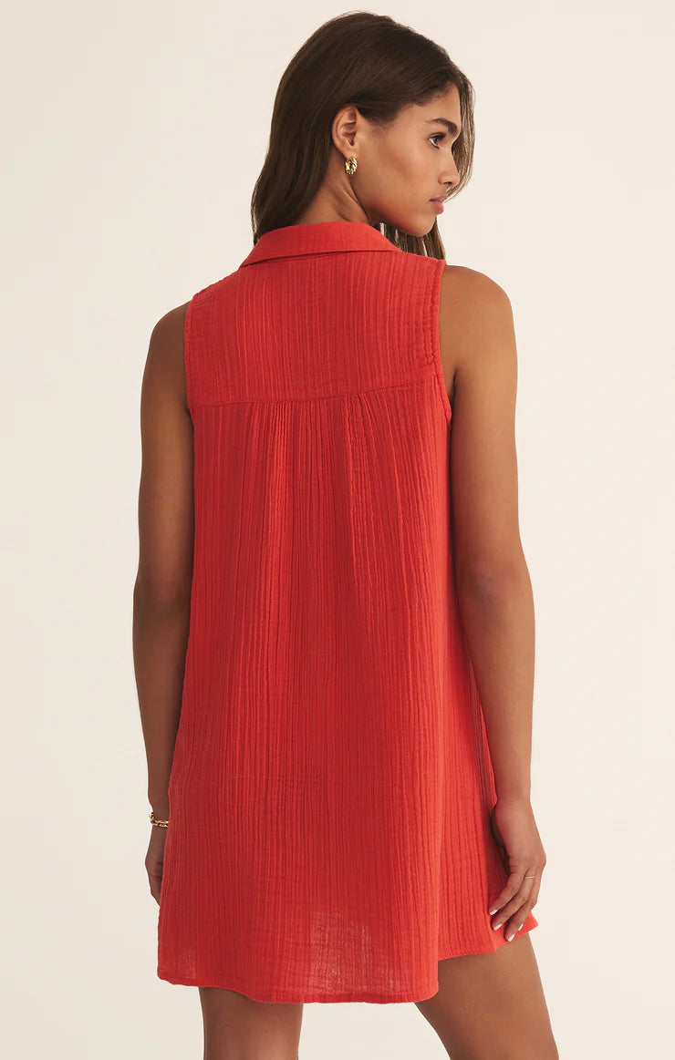 Z Supply New Light Gauze Mini Dress