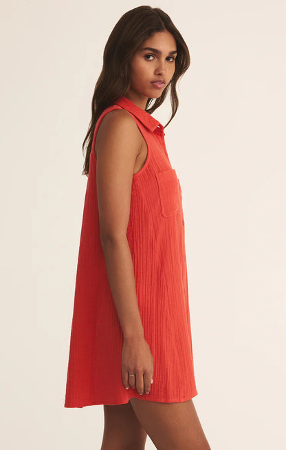 Z Supply New Light Gauze Mini Dress