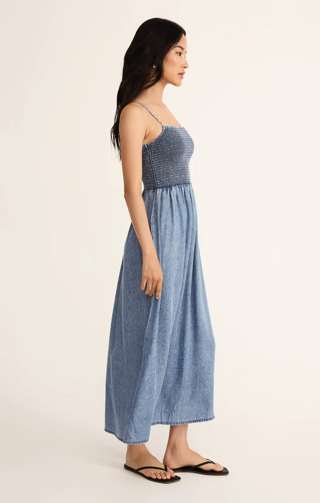 Z Supply  Bayside Chambray Maxi Dress