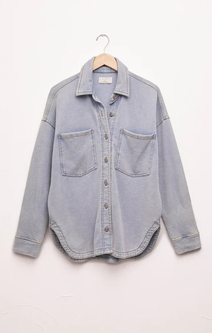 Z Supply The All Day Knit Denim Jacket