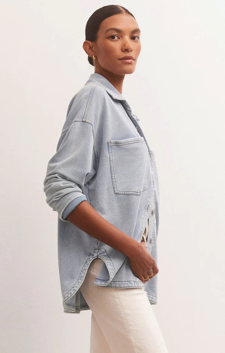 Z Supply The All Day Knit Denim Jacket