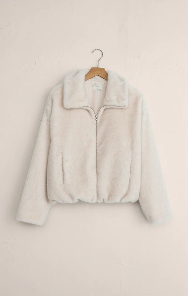 Z Supply Amethyst Faux Fur Jacket