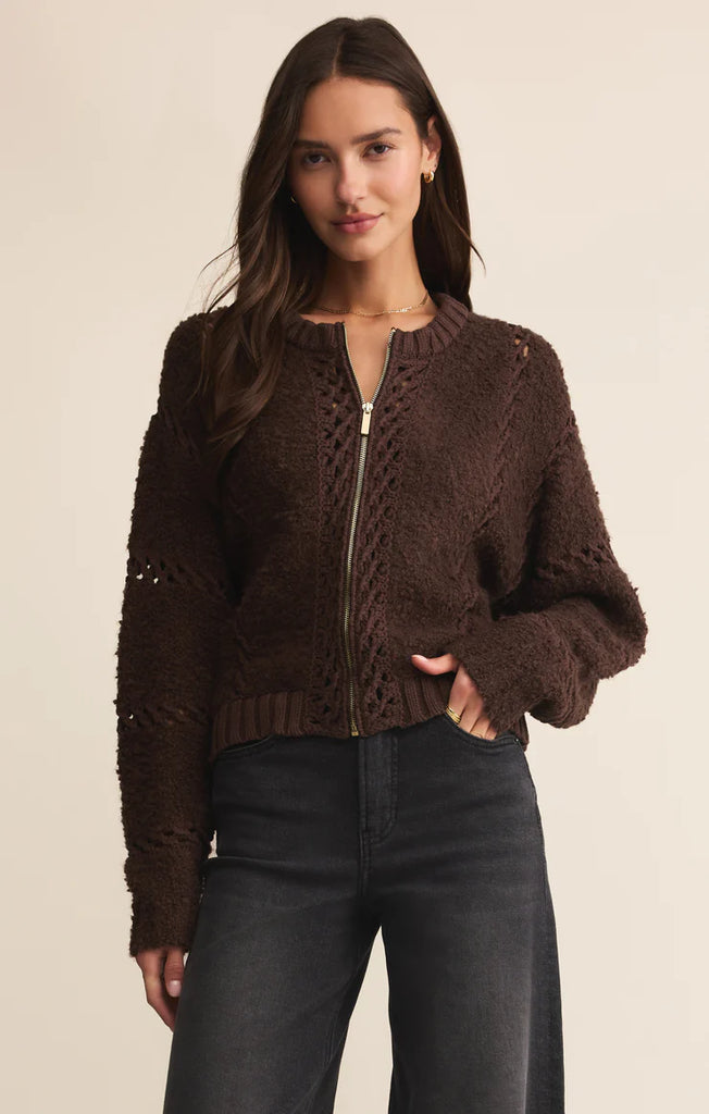 Z Supply Sundance Zip-Up Sweater Jacket