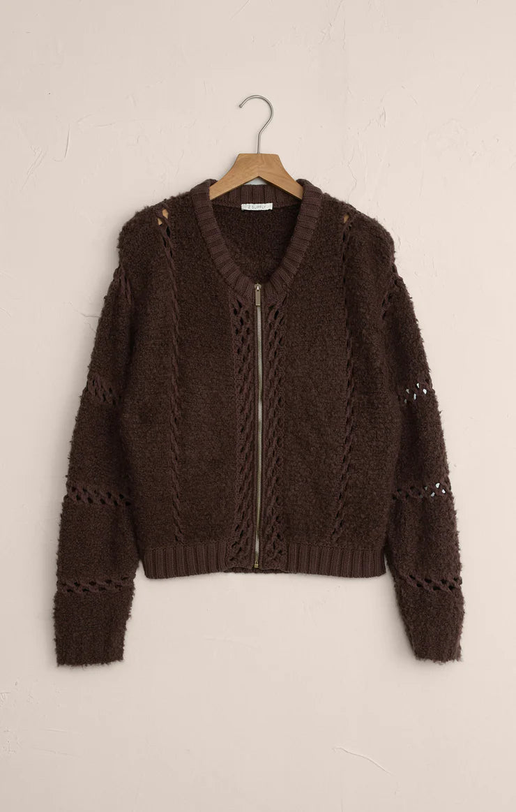 Z Supply Sundance Zip-Up Sweater Jacket