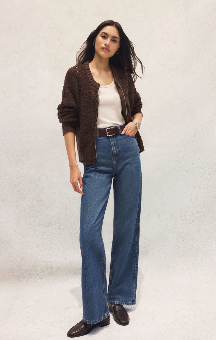 Z Supply Sundance Zip-Up Sweater Jacket