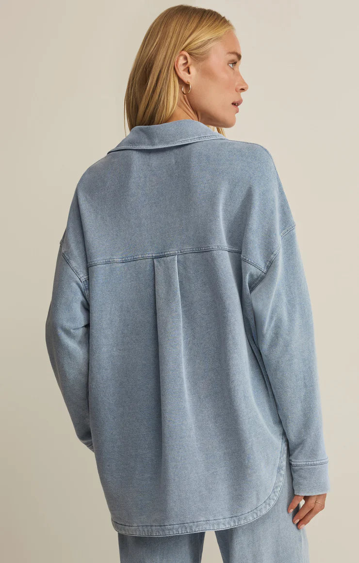 Z Supply All Day Knit Denim Jacket