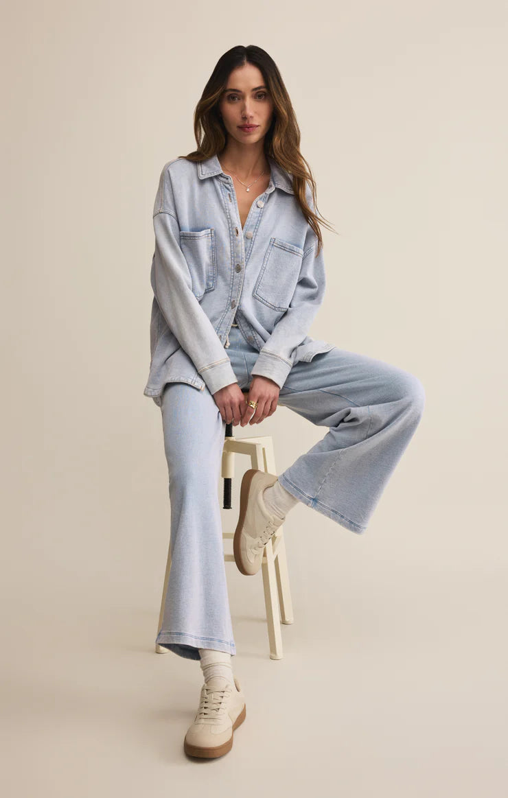 Z Supply All Day Knit Denim Jacket