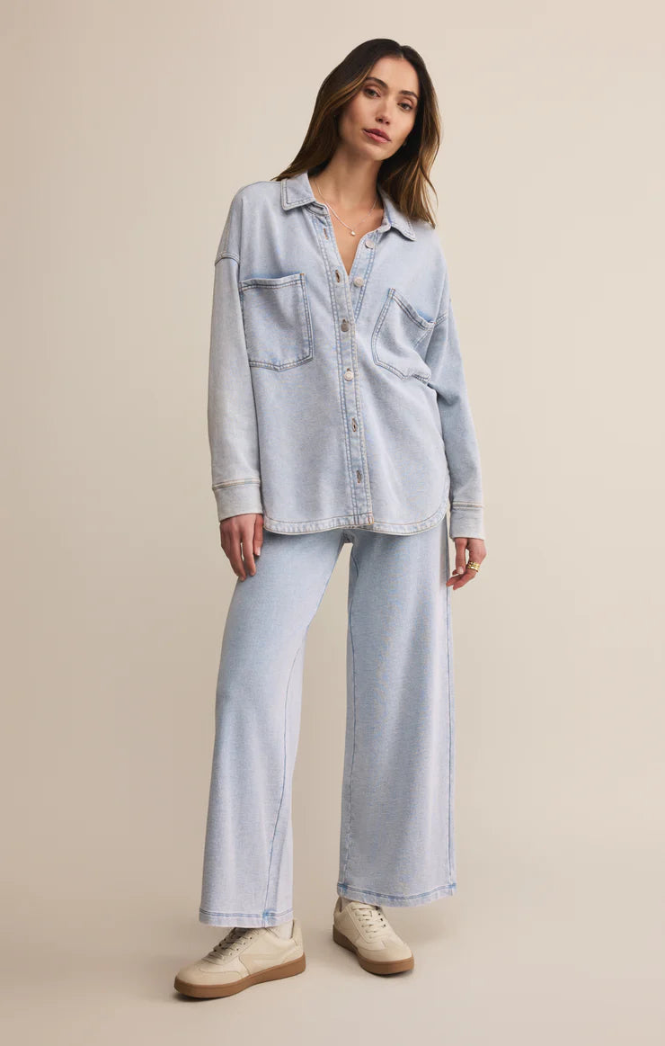 Z Supply All Day Knit Denim Jacket