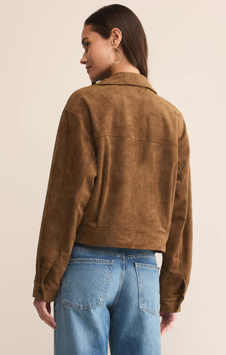 Z Supply Heritage Faux Suede Jacket