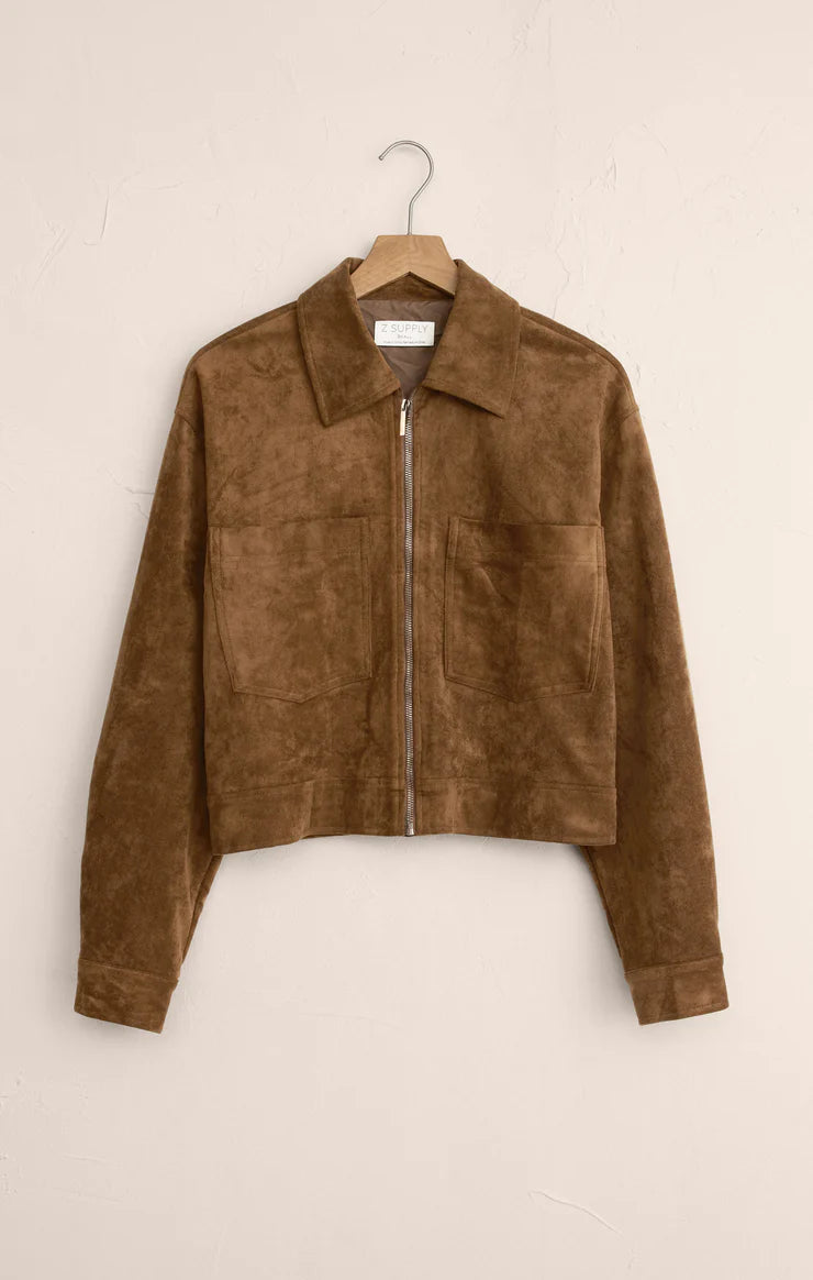 Z Supply Heritage Faux Suede Jacket
