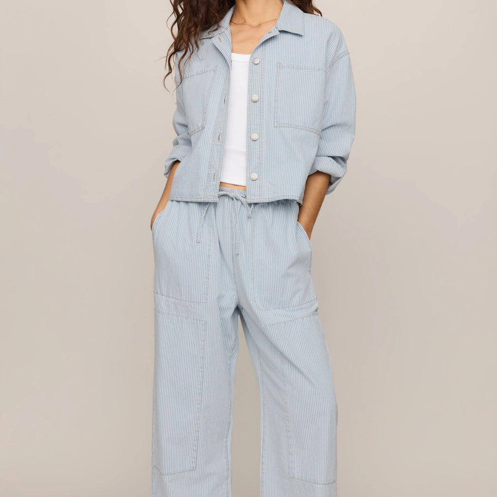 Z Supply Erin Soft Denim Railroad Jacket