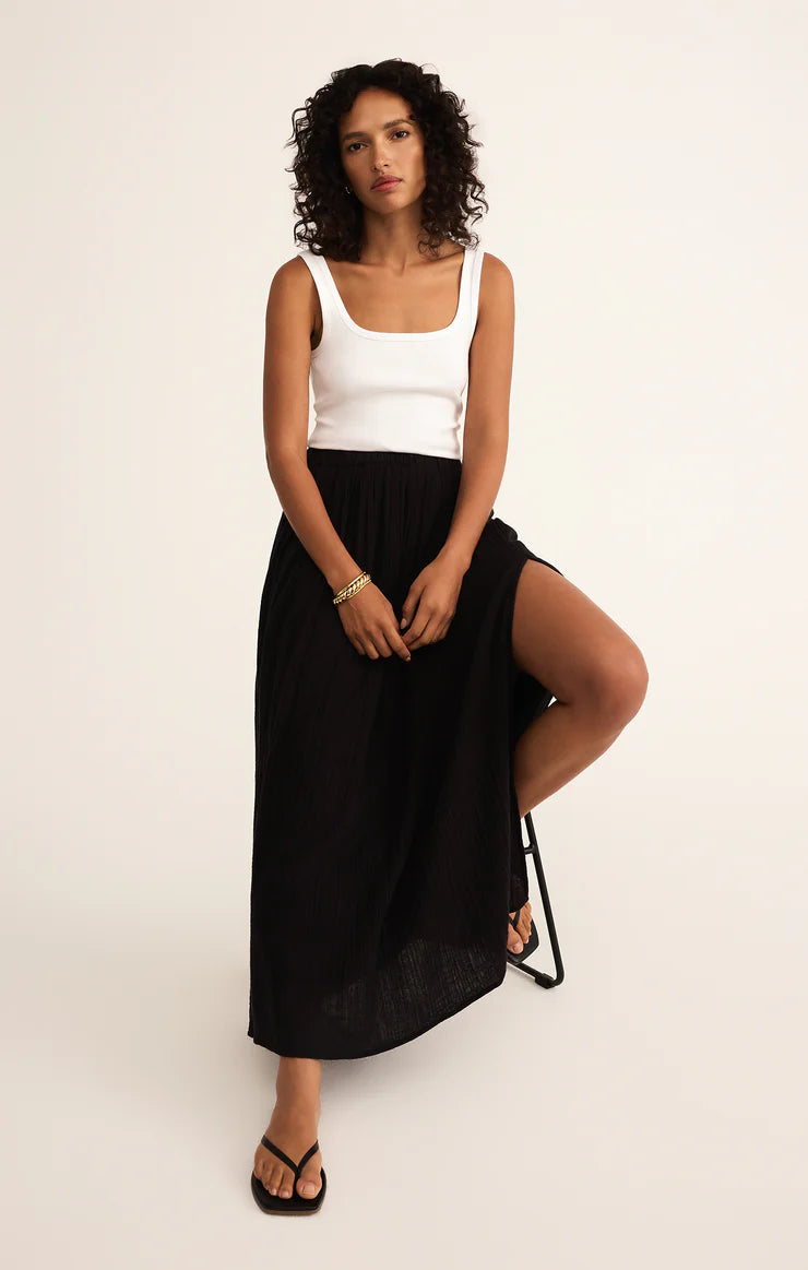 ワンピース COURREGES Women Mid Skirts 225CRO633PL0159 9999 Black INFINITY LONG SKIRT - courrèges