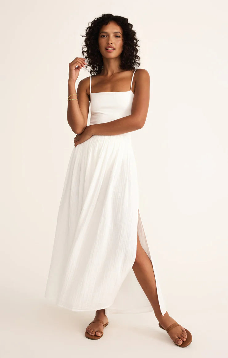 Z Supply Reina Airy Gauze Midi Skirt