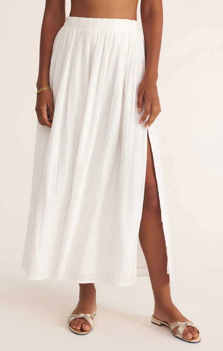 Z Supply Reina Airy Gauze Midi Skirt