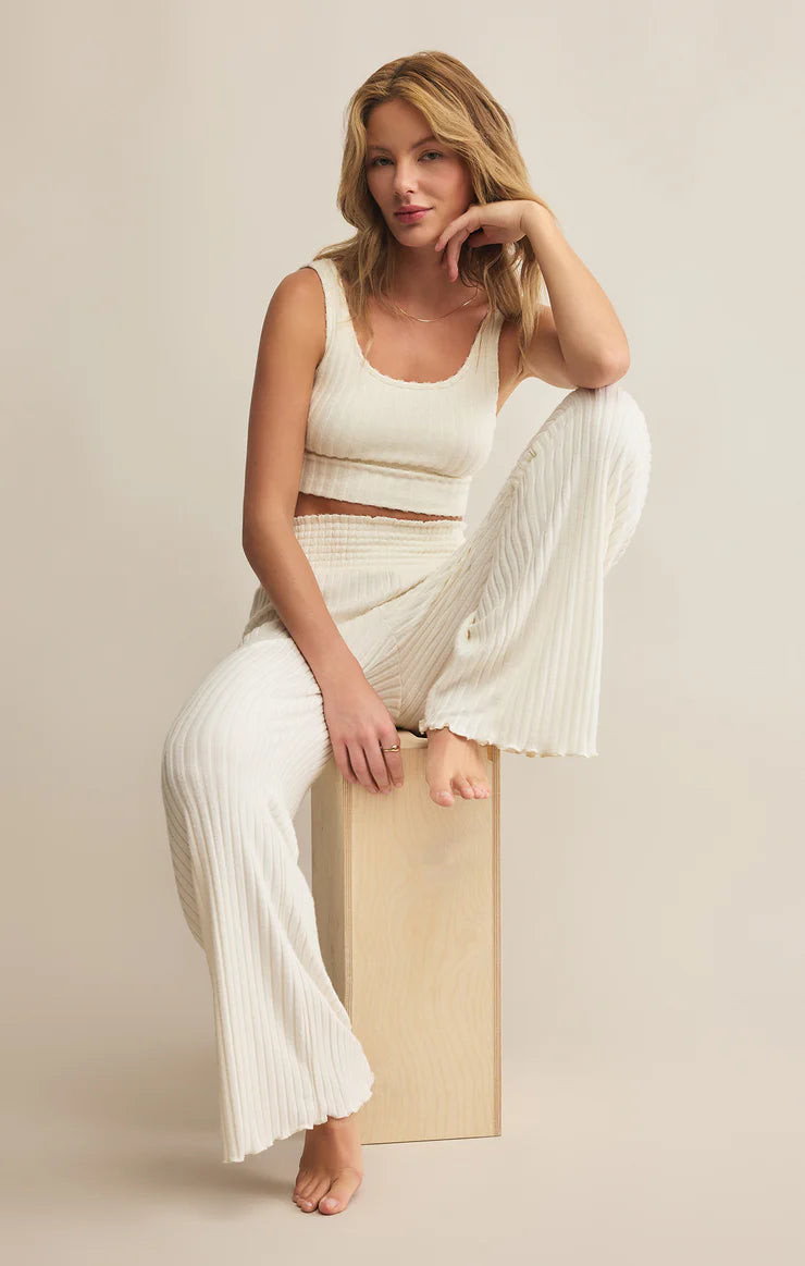 Z Supply Dawn Smocked Rib Pant