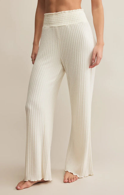 Z Supply Dawn Smocked Rib Pant