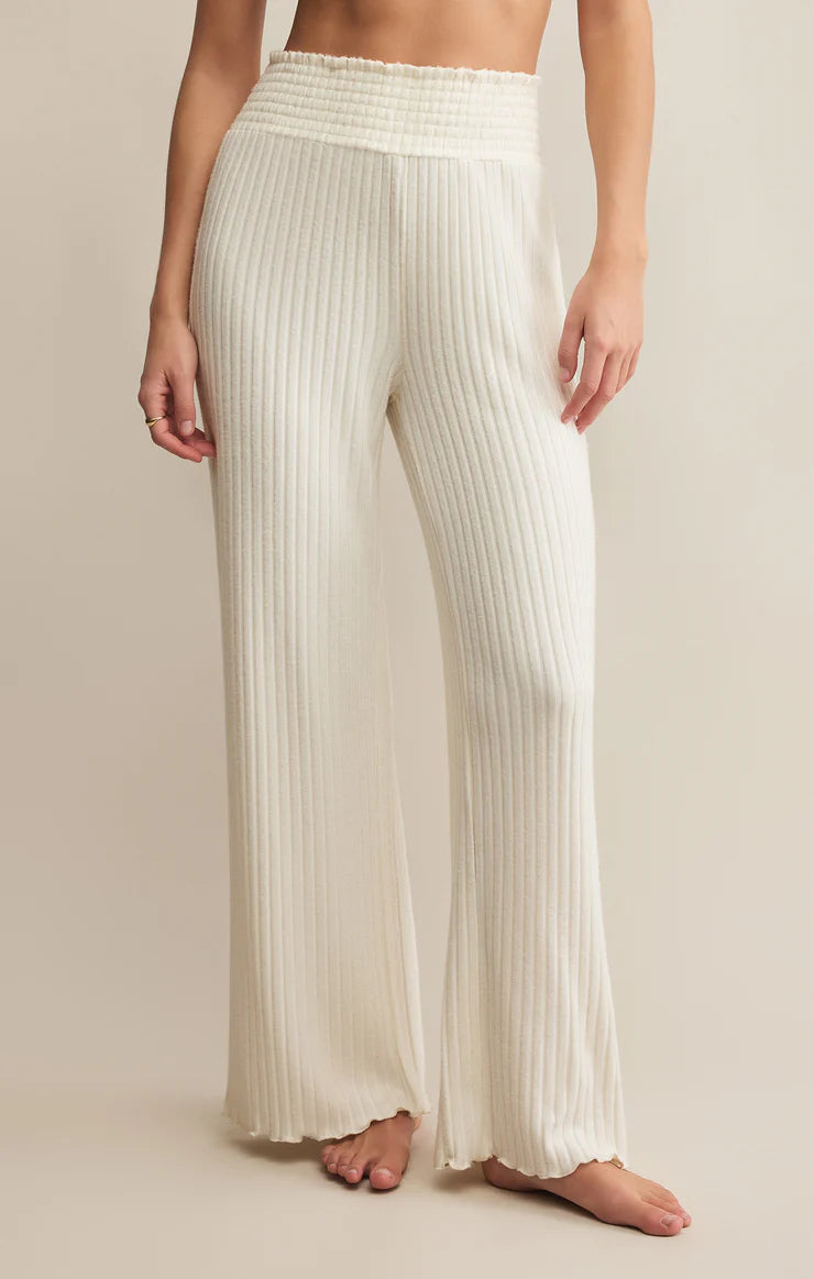 Z Supply Dawn Smocked Rib Pant