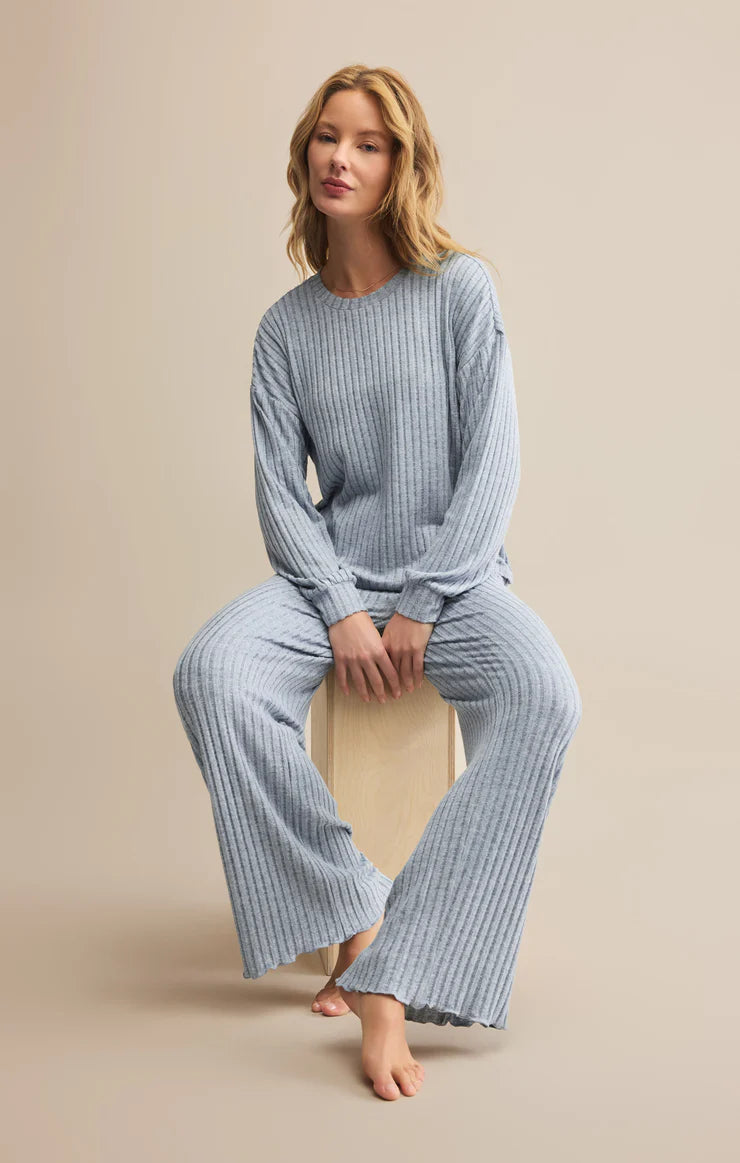 Z Supply Dawn Smocked Rib Pant