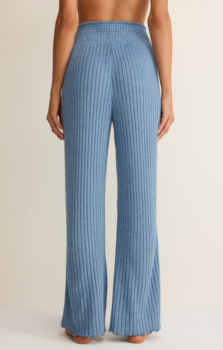 Z Supply Dawn Smocked Silky Ribbed Pant