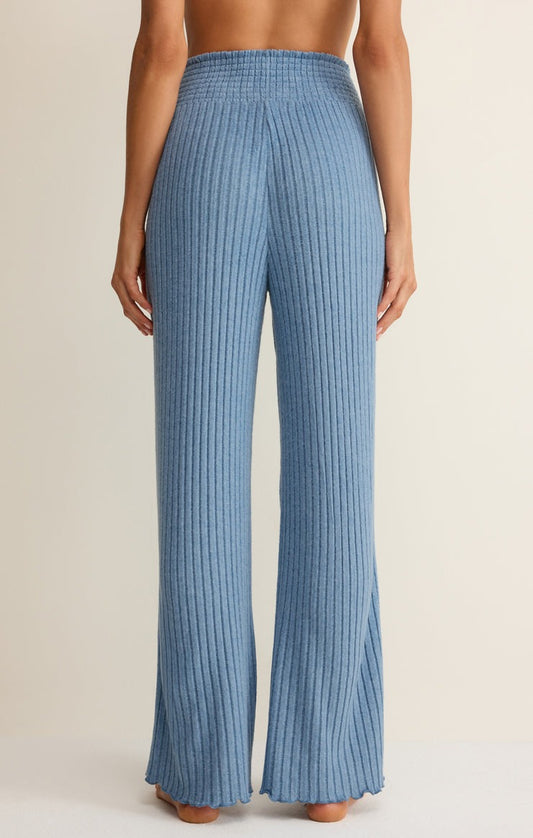 Z Supply Dawn Smocked Silky Ribbed Pant